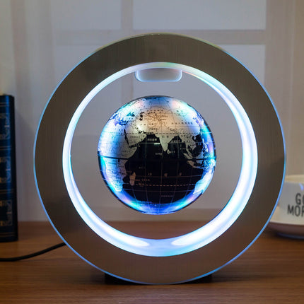⭐ Floating Wireless LED Globe Lamp – Magnetic Levitating World Map Light | Anti-Gravity Desk Decor