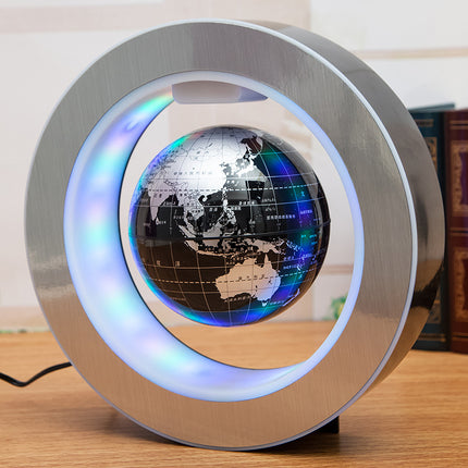 ⭐ Floating Wireless LED Globe Lamp – Magnetic Levitating World Map Light | Anti-Gravity Desk Decor