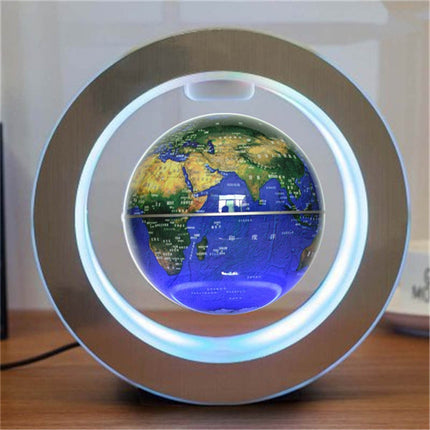 ⭐ Floating Wireless LED Globe Lamp – Magnetic Levitating World Map Light | Anti-Gravity Desk Decor